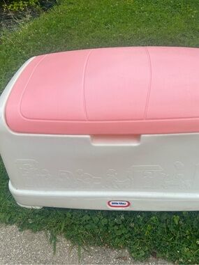 Little Tikes Pink and White Toy Storage Chest